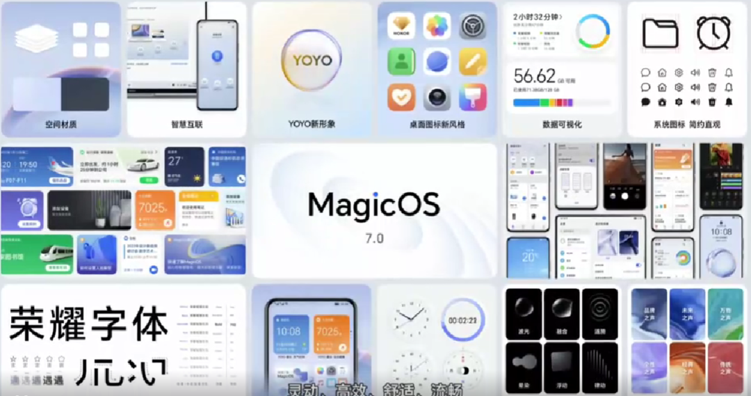 荣耀 MagicOS 7.0 发布，四大技术支撑、流畅度超鸿蒙OS