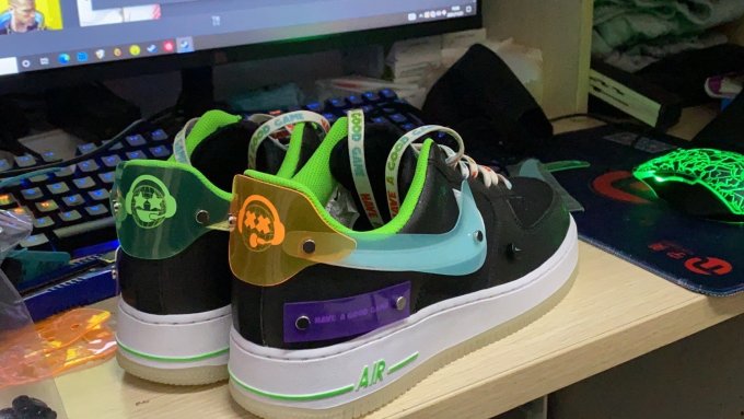 电竞系列airforce1夜光夜店神鞋