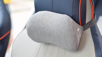 轻松兔记忆棉释压汽车套装：不仅有头枕还有腰靠，开车更舒服