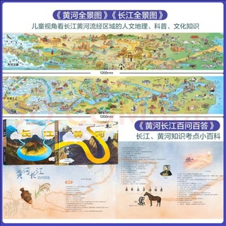 长江黄河地图上的地理故事
