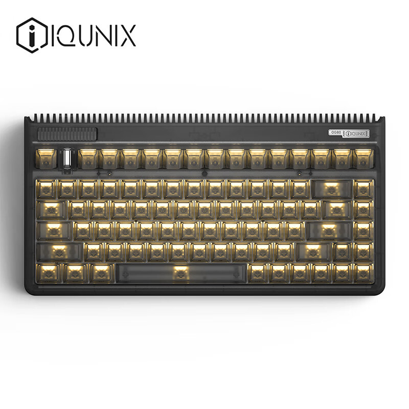 iQUNIX OG80露营 搭配rgb ttc快银轴 清润软糯有被爽到 还是无线噢