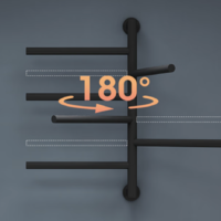 科勒新品电热毛巾架，专利外观设计，180°灵活旋转，加热均匀热得快
