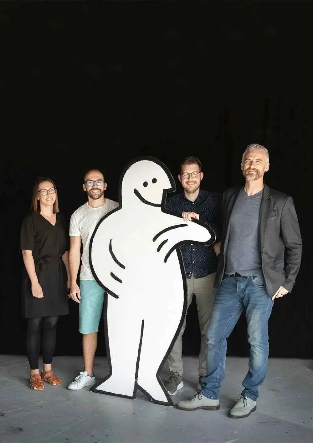 -editor-image-source- 宜家成员 Lisa Sträng Feldt、José Silva、Christian Öhrström 和 Daniel Frith（从左至右）. 图片来自：Handelsblatt