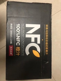 农夫山泉 NFC果汁饮料 100%NFC橙汁300ml*24