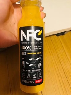 农夫山泉 NFC果汁饮料 100%NFC橙汁300ml*24