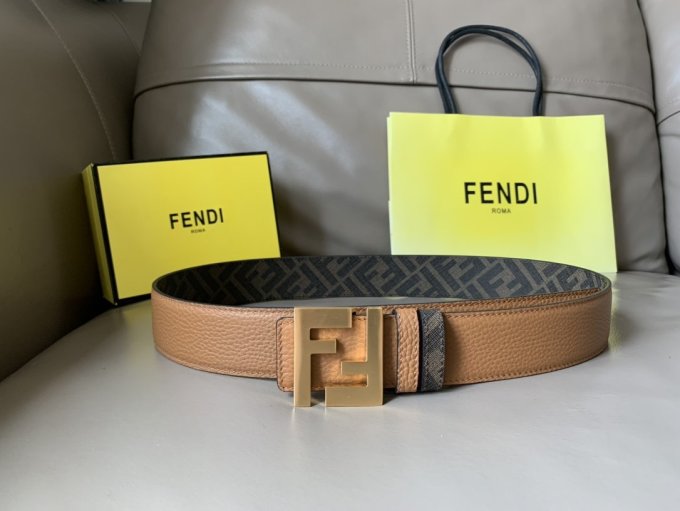 芬迪皮带怎么样 芬迪〖fendi〗新款 男士两面穿皮带 带身采_什么值得