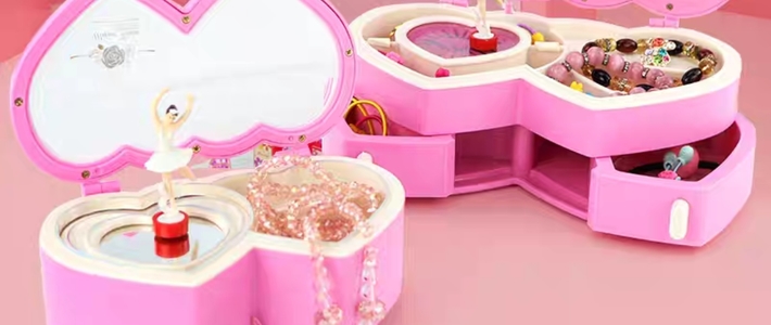 网红音乐盒八音盒女生旋转跳舞女孩公主首饰盒送儿童玩具生日礼物