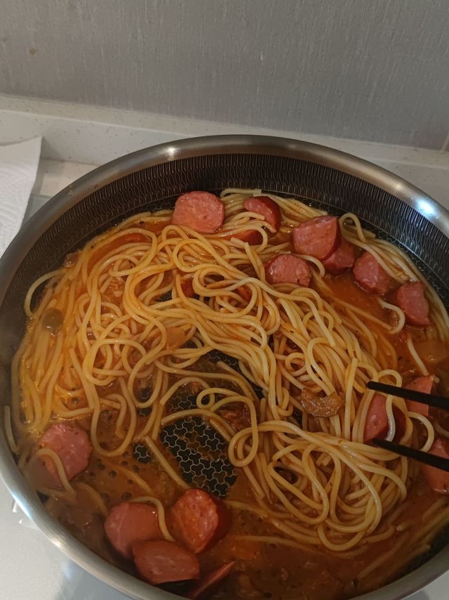 5分钟十块多，纯正意式肉酱面！