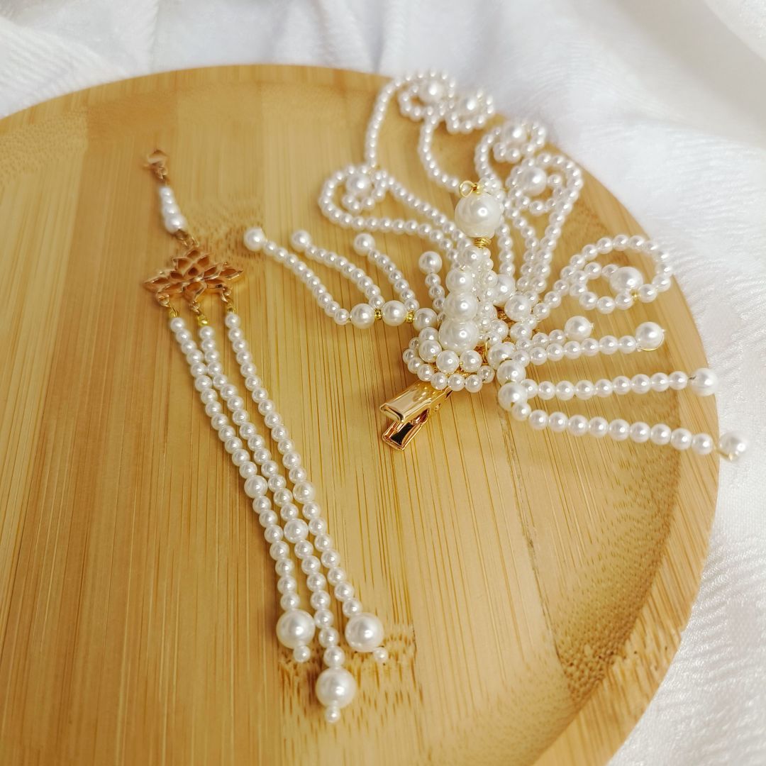 超爱的珍珠凤凰小夹子