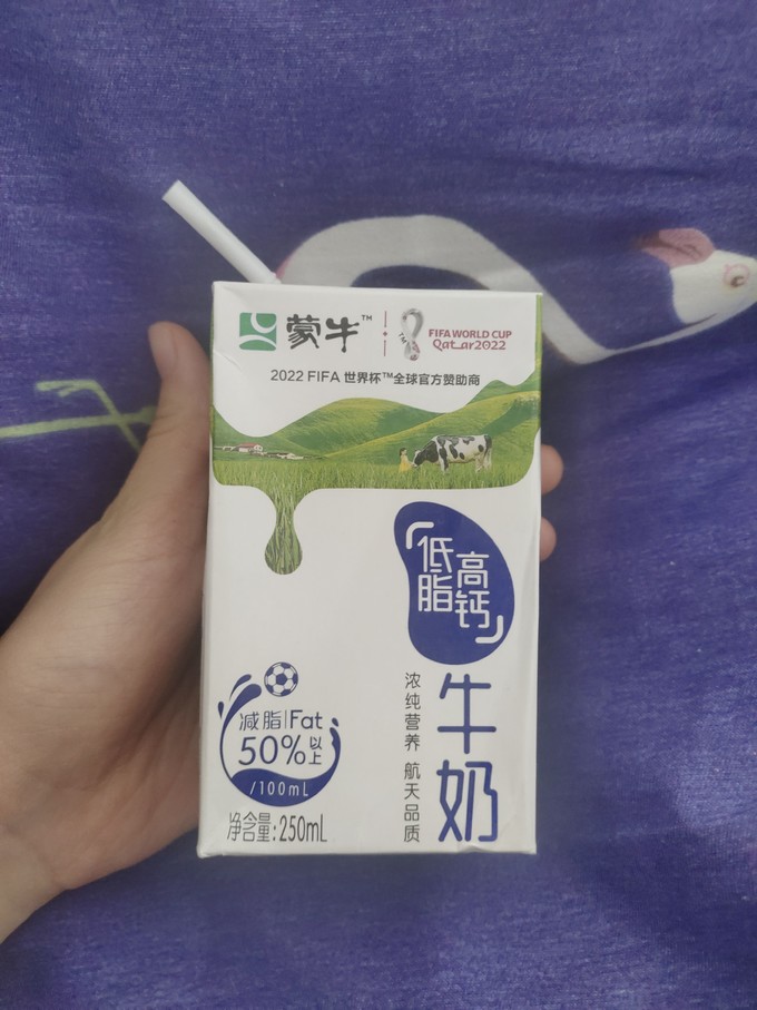 蒙牛低脂牛奶