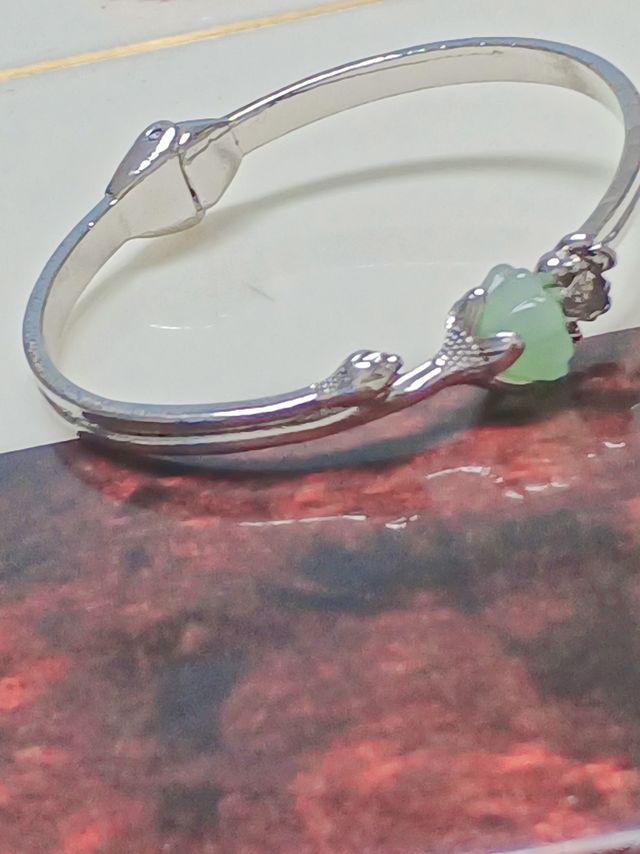 几百块钱的银镯多好呀，很适合学生