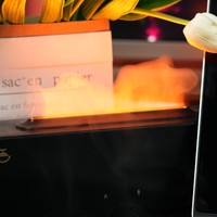 精致且独特的桌搭产品，鲸醒拾音火焰壁炉香薰机