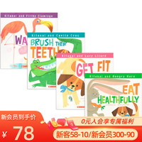 英文原版Kitanai'sHealthyHabits缇塔耐的健康好习惯4册儿童行为习惯培养