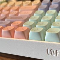 好物种草 篇六：Lofree洛斐小翘100三模机械键盘，棉花糖配色超萌