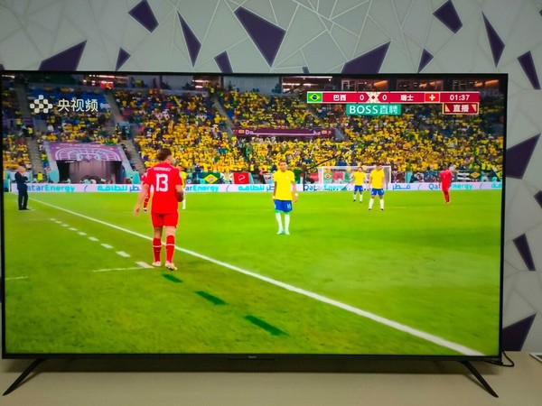 红米65寸电视看世界杯真爽