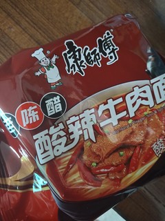 康师傅酸辣牛肉面面