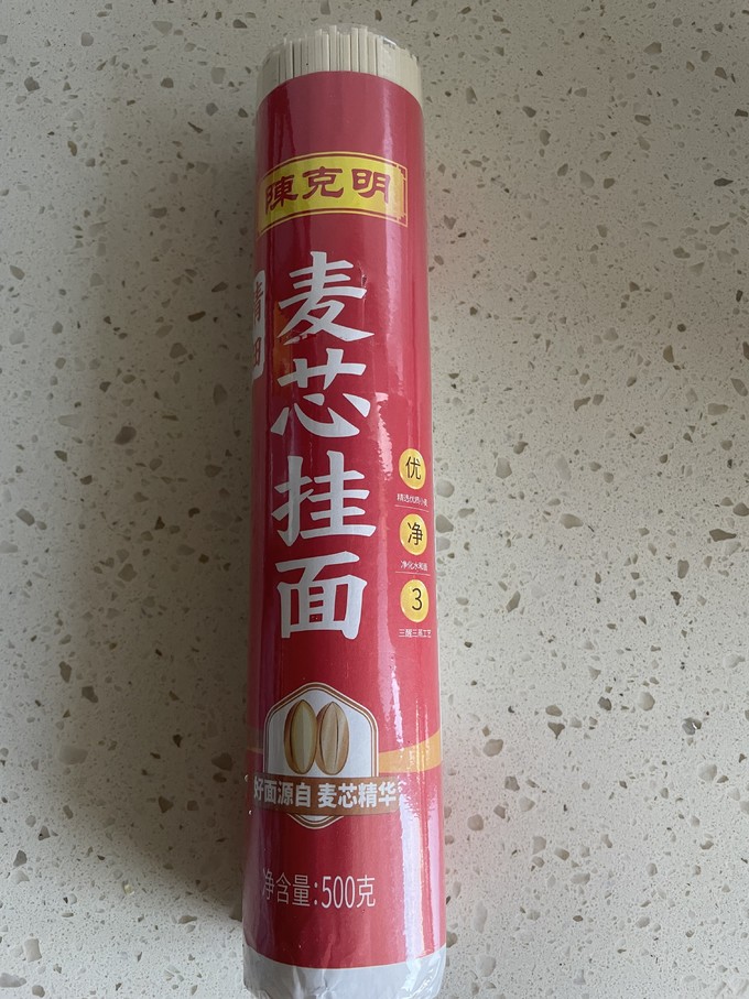 001买的陈克明麦芯挂面