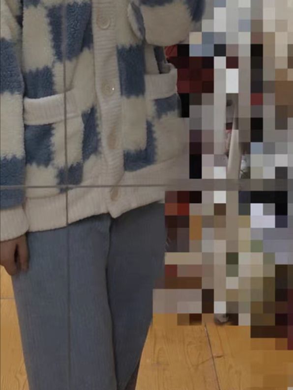  宫蝶珊瑚绒睡衣女秋冬季加