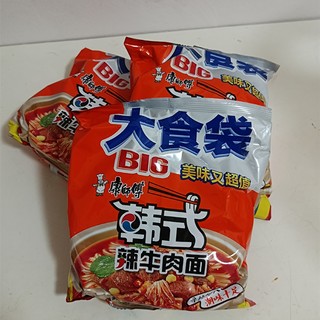 大食袋辣牛肉泡面推荐