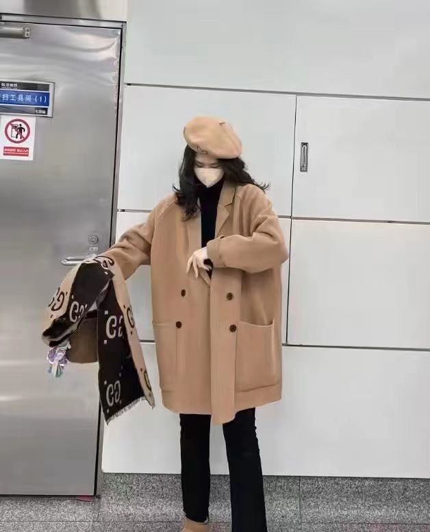 反季大衣真太香了💕毛呢好看又温柔❗️