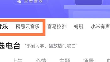 小爱音箱应用更新支持网易云音乐