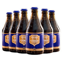 智美（Chimay）蓝帽啤酒修道士精酿啤酒330ml*6瓶整箱装比利时原瓶进口