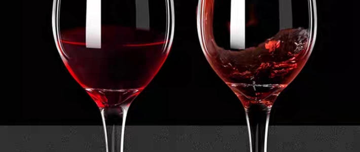 红酒杯套装家用6只装葡萄酒醒酒器欧式水晶玻璃高脚杯创意酒具2个