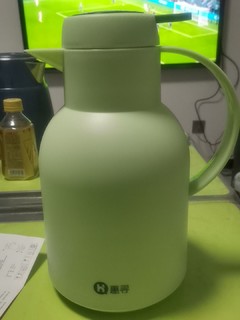 抹茶色保温壶1L 惠寻 京东自有品牌