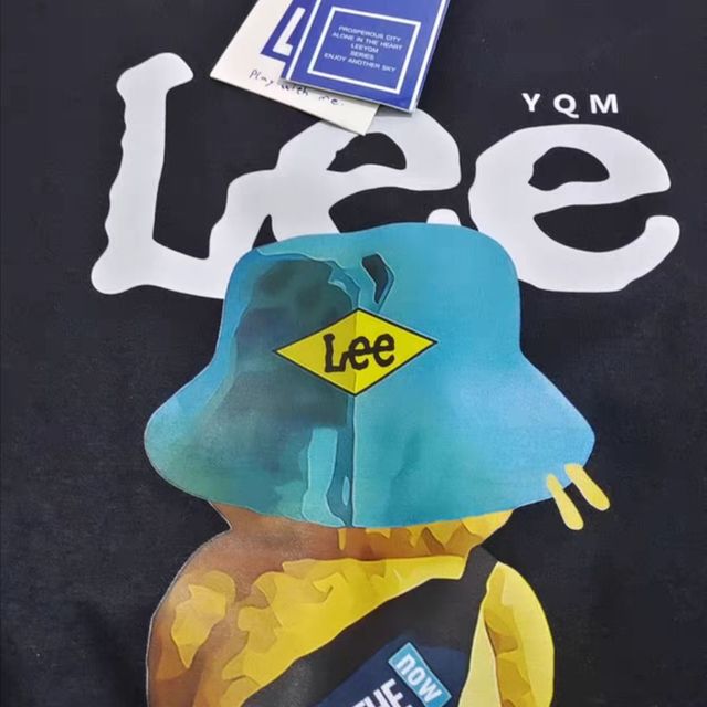 Lee yqm官方联名潮牌加绒卫衣