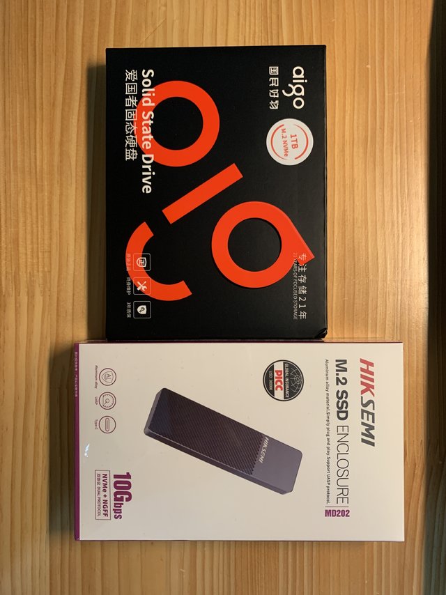 用了一年多的ssd