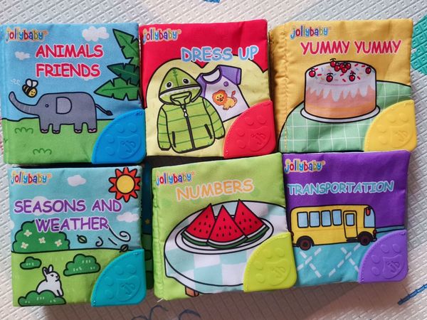 宝宝的第一本早教布书👀