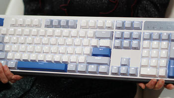 杜伽K610W白光版三模机械键盘，凯华Turbo轴，带来出色敲击体验