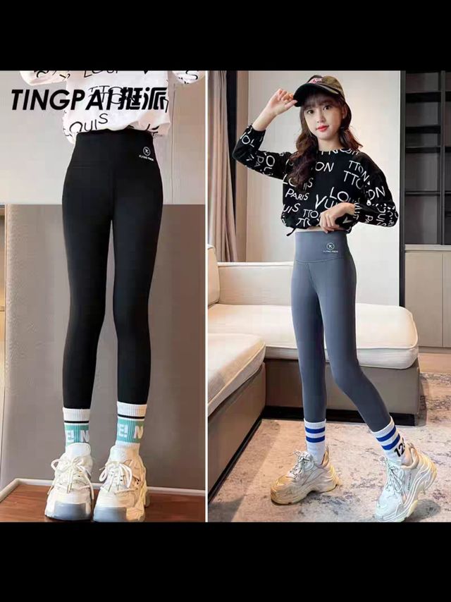  女童鲨鱼裤加绒加厚冬季新款儿童春秋打底