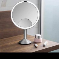 美国simplehuman时尚高端LED自动感应可放大化妆镜trio max