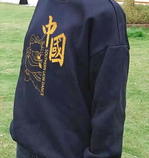 拉夏贝尔男童加绒卫衣冬季大童保暖