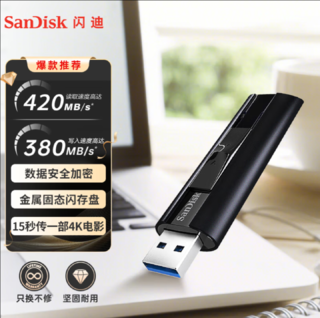 179！闪迪USB3.2高速U盘，400MB/S读写速度