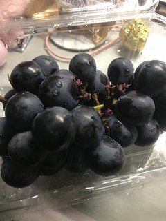多汁美味的黑葡萄，爱葡萄人士快看！
