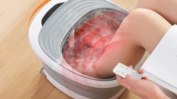 可折叠泡脚桶足浴盆家用电动全自动加热恒温按摩洗脚神器便携式