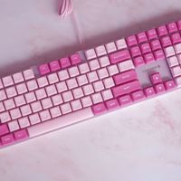 粉嫩的樱桃KC200 MX键盘