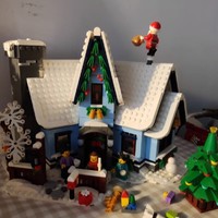 LEGO乐高10293圣诞老人驾到 拼搭积木玩具 