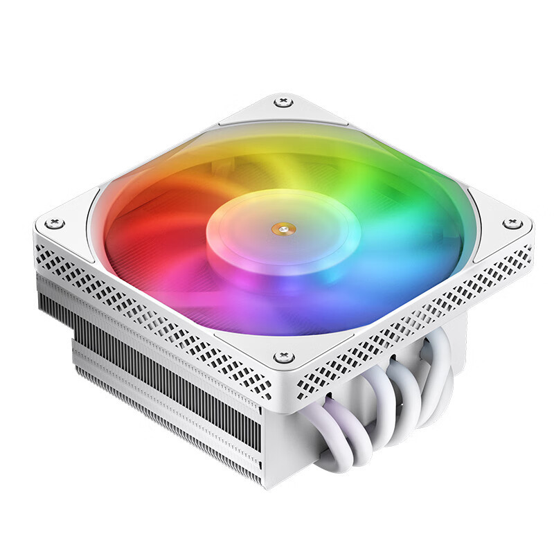 乔思伯HX6200D CPU散热器开箱试玩：纯白主题装机的又一选择