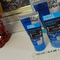 护理护肤 篇三：双12购后晒：京东上买的欧莱雅男士水能润泽双效洁面膏买1送1开箱。