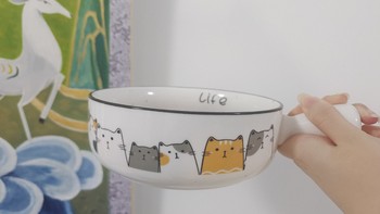 微微有话说 篇五十九：这款带小把手的陶瓷碗也太好用了吧？咪咪都说特别棒！