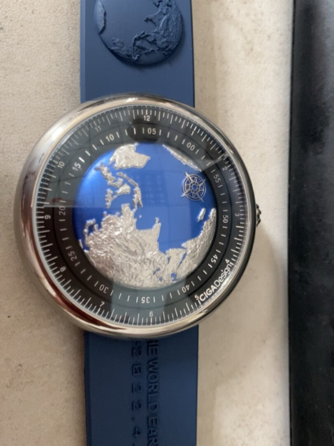 玺佳男款机械表怎么样 看时间的方式很特别,地球做得很._什么值得买