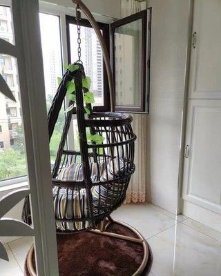 摇椅单人吊椅室内外秋千藤椅阳台家用摇篮