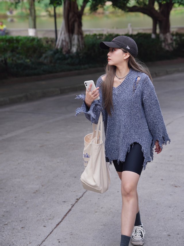 戴上假发👩我还以为是明星出街了呢🤪