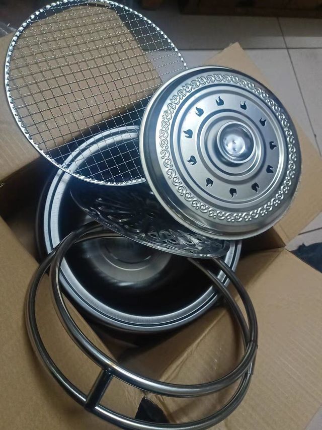 手提式烤火取暖盆