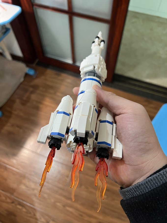乐高拼插积木怎么样 乐高火箭,孩子自己完成航天梦_什么值得买