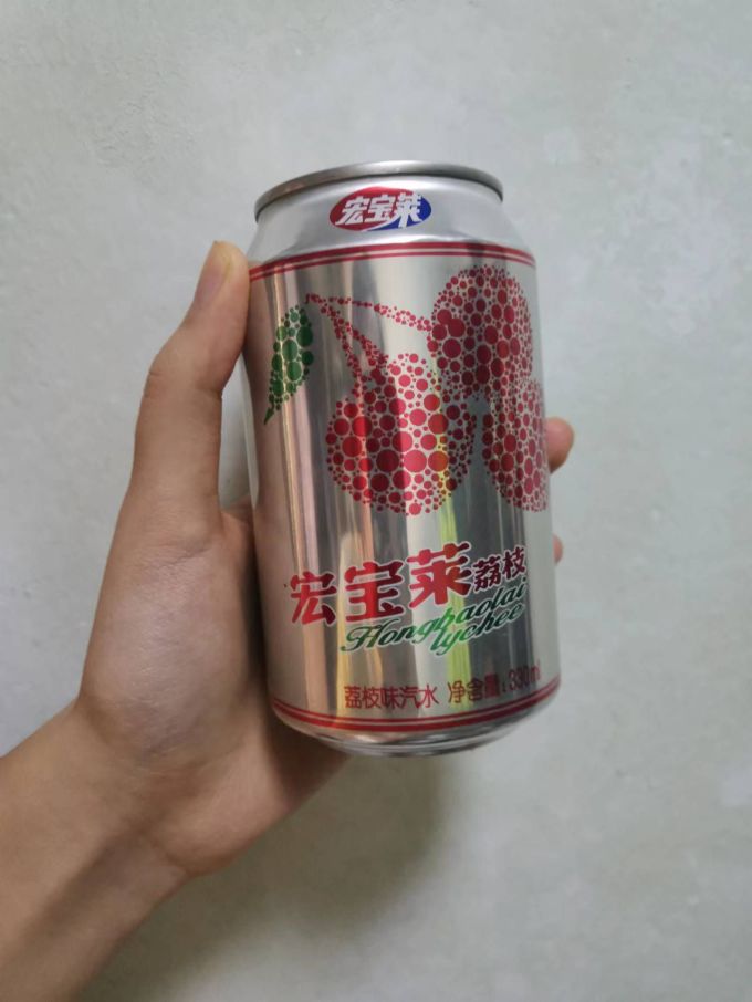 宏宝莱碳酸饮料怎么样 嘎嘎好喝的宏宝莱荔枝味汽水 _什么值得买