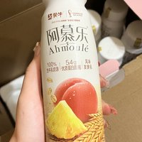 白桃菠萝味阿慕乐酸奶